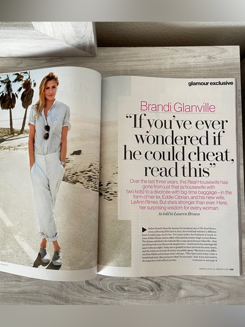 March 2013 Glamour Magazine - Picture 6 of 15